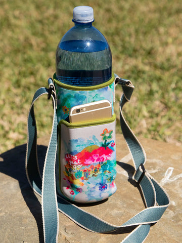 Let's just go insulated water bottle carrier