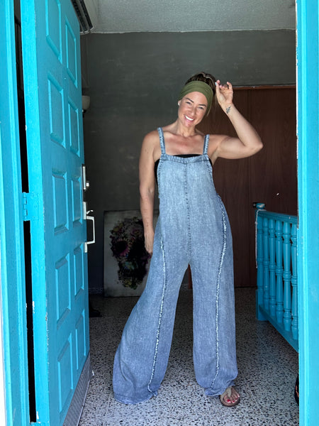 Washed Tencel Jumpsuit