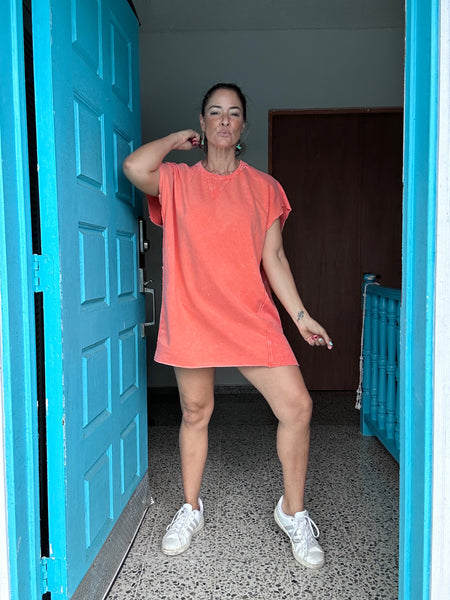 Naranja Mini Casual Dress