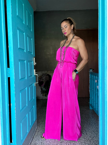 Mila Fuschia Jumpsuit