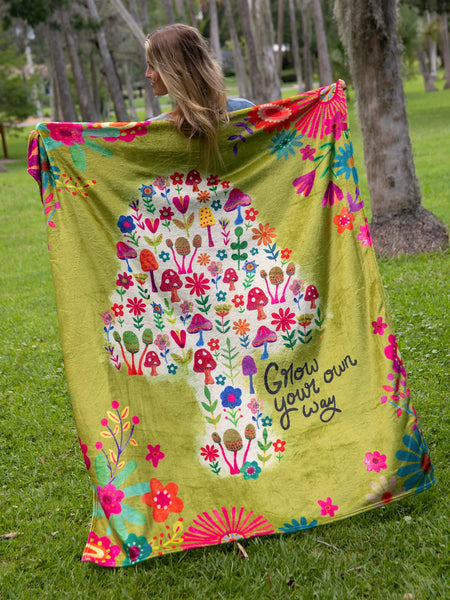 Grow your own way cozy blanket