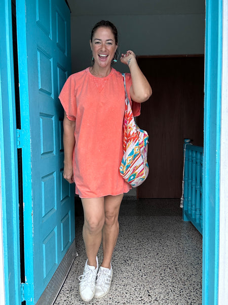 Naranja Mini Casual Dress