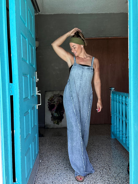 Washed Tencel Jumpsuit