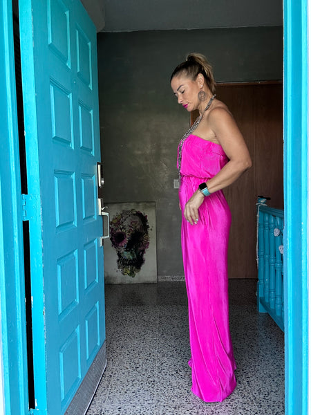 Mila Fuschia Jumpsuit