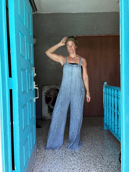 Washed Tencel Jumpsuit