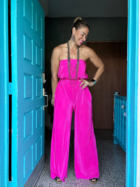 Mila Fuschia Jumpsuit