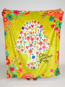 Grow your own way cozy blanket