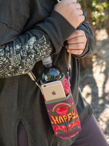 Happy insulated water bottle carrier