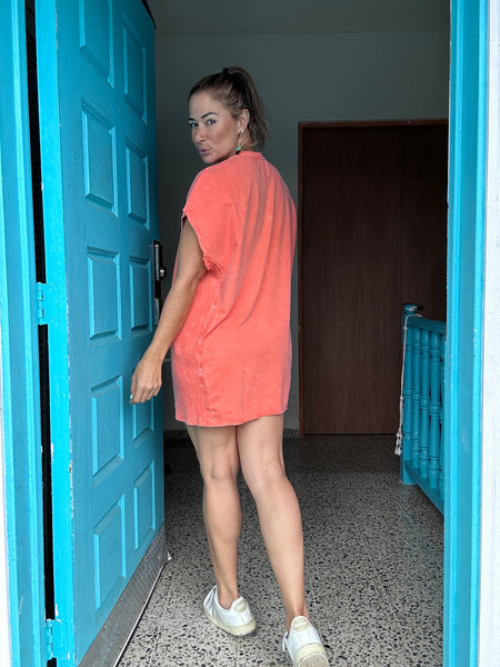 Naranja Mini Casual Dress