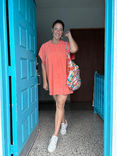 Naranja Mini Casual Dress