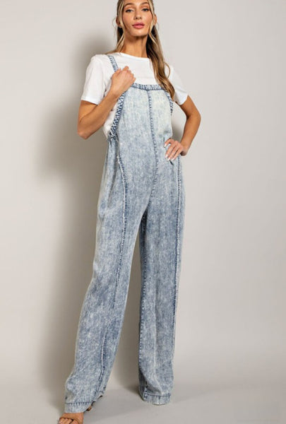 Washed Tencel Jumpsuit