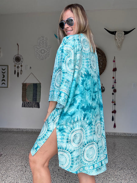Turquoise Cover Up