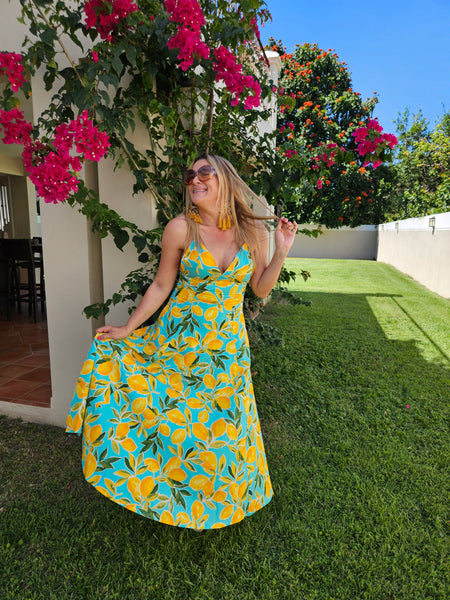 Give Me Lemons Maxi Dress