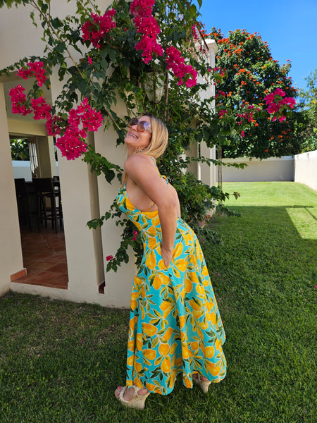 Give Me Lemons Maxi Dress