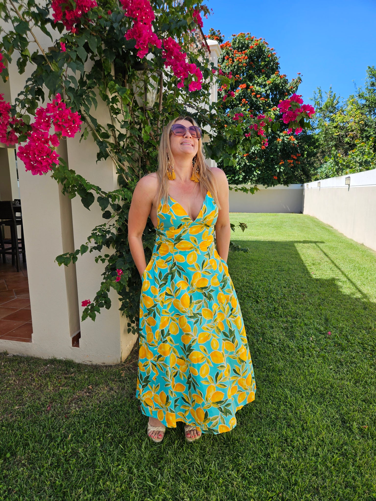 Give Me Lemons Maxi Dress