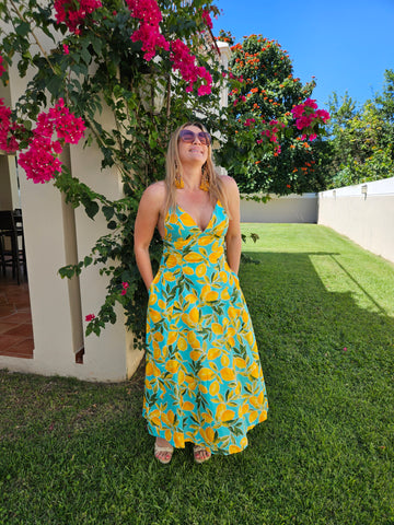 Give Me Lemons Maxi Dress