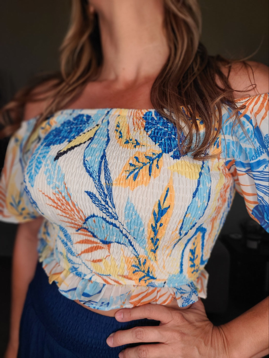 Nicoya Blue Top