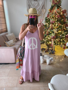 Peace and love maxi dress outlet