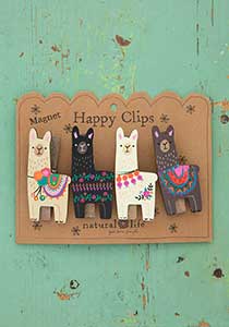 Llama Magnet Happy Clip