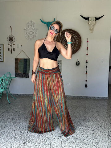 Colores Wide Leg Palazzo