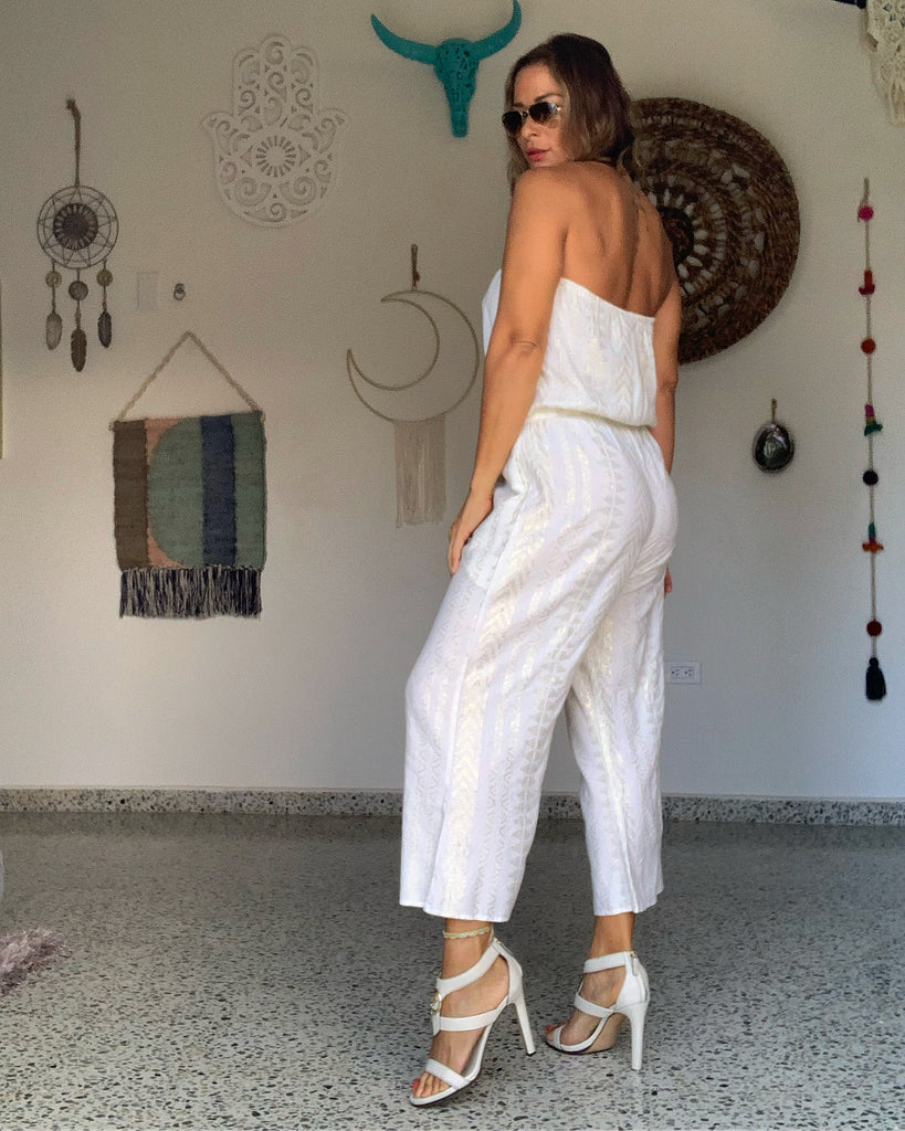 Venus White Jumpsuit Gypsy Sun