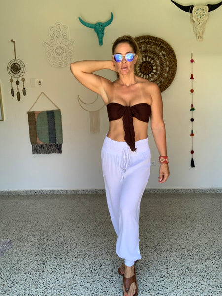 Bandana Brown Top