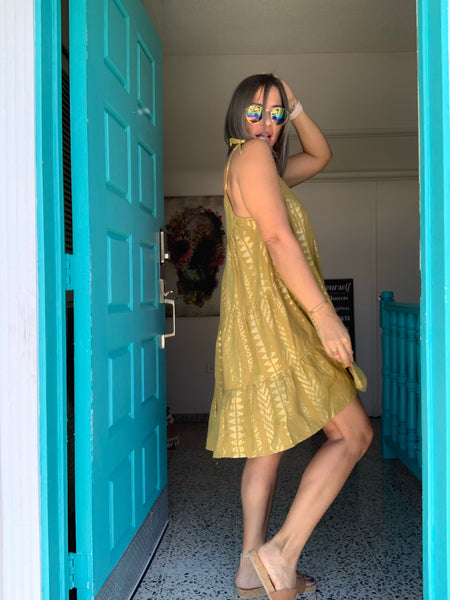 Yellow Gold Arrow Dress