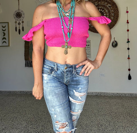 Lulu Pink Top