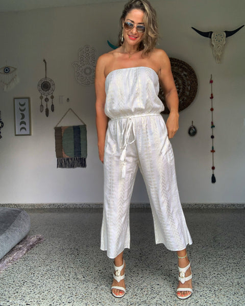 Venus White Jumpsuit