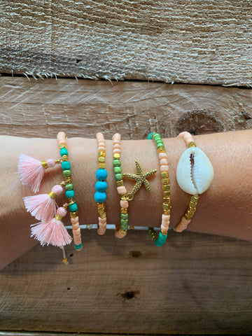 Flamingo Sea Bracelet set