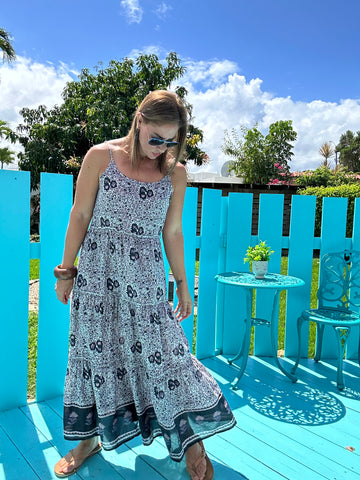 Valentina Lavander Maxi Dress