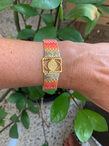 Evil Eye Miyuki Bracelet
