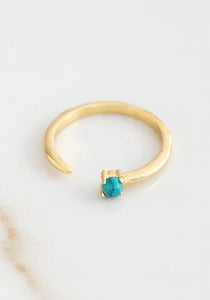 Turquoise adjustable ring
