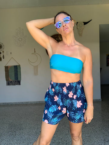 Bandana Turquoise Top