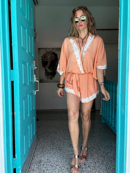 Light Clay Romper