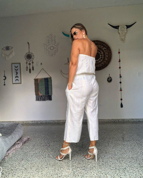 Venus White Jumpsuit