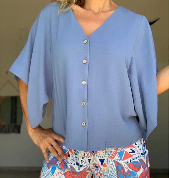The Slouchy Blue Blouse