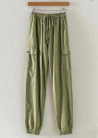 Olive Cargo Jogger