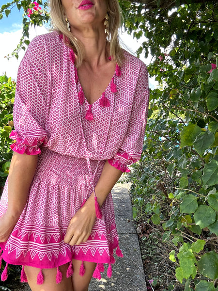Viva La Pink Mini Dress