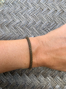 Small brown rounded miyuki bracelet