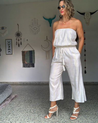 Venus White Jumpsuit